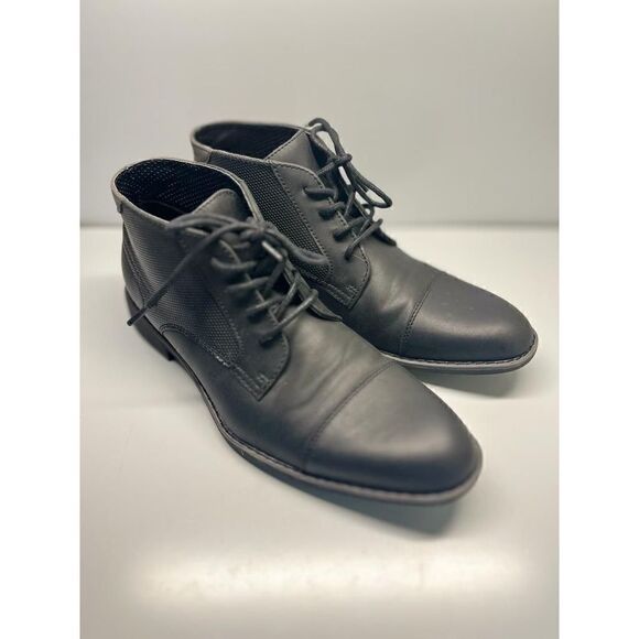 Call It Spring Black Chukka Desert Boots 8M ankle shoes dress Men’s (G6) main image 12